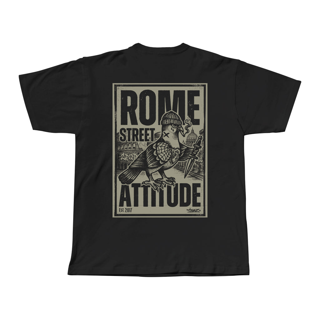 Rome Street Attitude - Grey Print