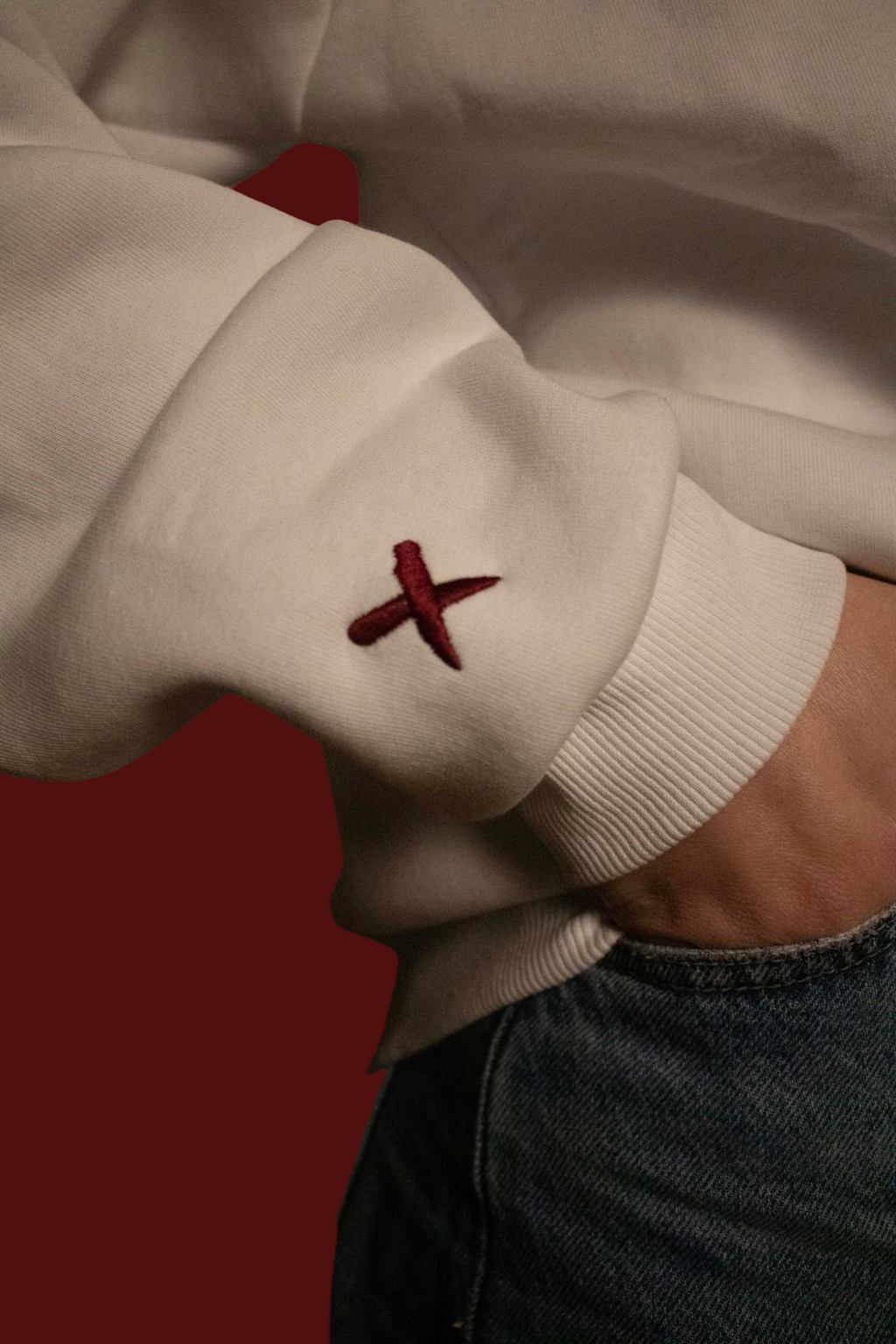 Crewneck Skllz white