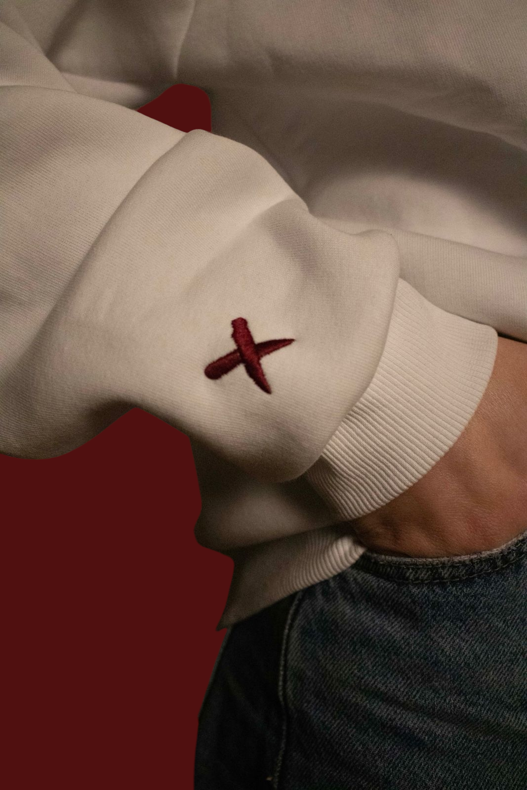 Crewneck Skllz white