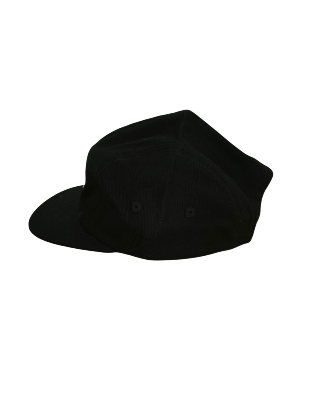 5 panel cap - black