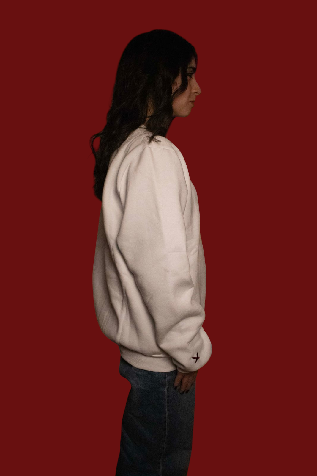 Crewneck Skllz white